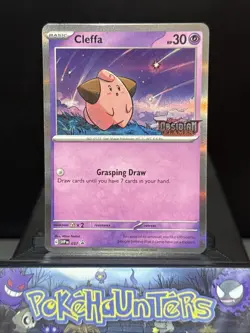 Pokemon Card Cleffa SVPEN 037 Obsidian Flames Stamped Promo NM - Image 1