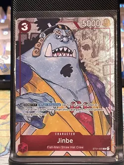 Jinbe - ST01-005 (Alternate Art) ST01-005 One Piece Promotion Cards Foil - Image 1