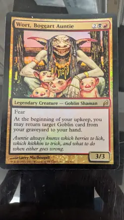 Wort, Boggart Auntie Lorwyn Foil Magic Card - Image 1