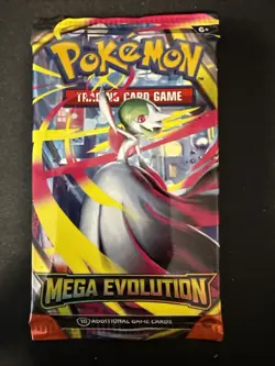 Pokemon Mega Evolution Pack - 10 Trading Cards - New Factory Sealed - Image 1