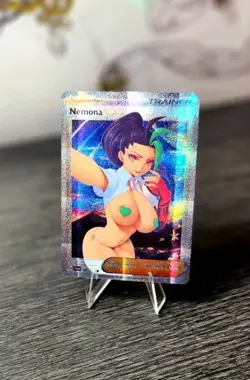 Trainer Nemona - Waifu Card Custom Art Goddess Story Anime AGC - Image 2
