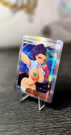 Trainer Nemona - Waifu Card Custom Art Goddess Story Anime AGC - Image 3
