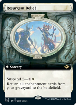 Resurgent Belief (Extended Art) FOIL Modern Horizons 2 NM CARD ABUGames - Image 1