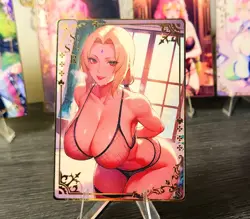 Goddess Story X Naruto Metal Waifu Card - Tsunade SSR Anime AGC - Image 1