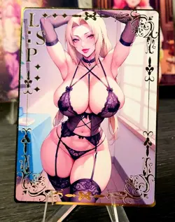 Goddess Story X Naruto Metal Waifu Card - Tsunade LSP - Image 2