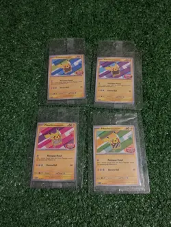 Pokemon Pikachu Berkemeja Batik Indonesia Journey Promo Cards Set (4) ~ Sealed ~ - Image 1