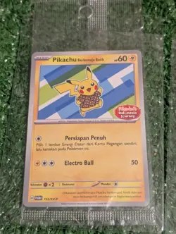Pokemon Pikachu Berkemeja Batik Indonesia Journey Promo Cards Set (4) ~ Sealed ~ - Image 2