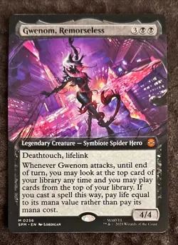 MTG Marvel Spiderman Gwenom Remorseless Non Foil 0256 - Image 1
