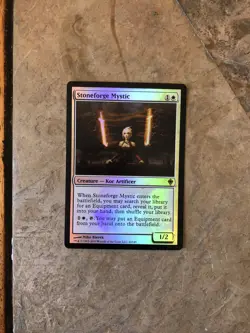 MTG - Stoneforge Mystic - FOIL - World Wake - Altered - Read - Watch Item Video! - Image 4