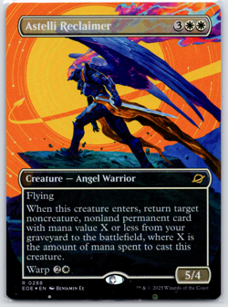 Edge of Eternities Astelli Reclaimer R 288 Borderless FOIL Magic the Gathering - Image 1
