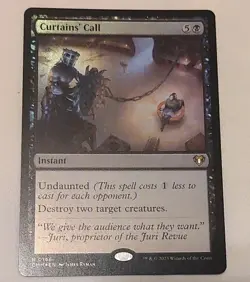 x1 Curtains' Call - Foil R MTG Commander Masters M/NM, English - Image 1