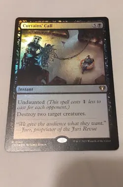 x1 Curtains' Call - Foil R MTG Commander Masters M/NM, English - Image 2