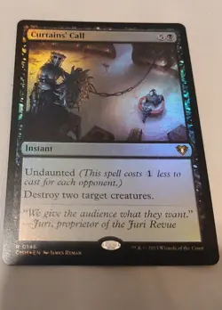 x1 Curtains' Call - Foil R MTG Commander Masters M/NM, English - Image 3