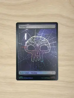 Swamp (0191) Marvel's Spider-Man Foil MTG Magic - Image 1