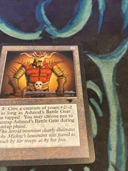 Vintage 1994 Magic the Gathering MTG 1x Ashnod's Battle Gear Antiquities - Image 2