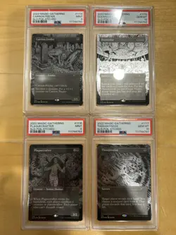PSA 9-10 Junji Ito Secret Lair Foil Etched English MTG Full Set - Image 1