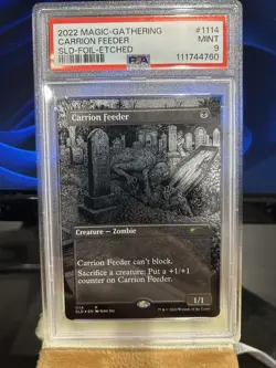 PSA 9-10 Junji Ito Secret Lair Foil Etched English MTG Full Set - Image 2
