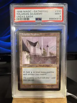PSA 9 Tolarian Academy Urza's Saga MTG - Image 1