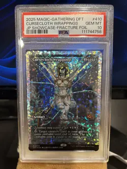 PSA 10 Cursecloth Wrappings Fracture Foil Aetherdrift MTG - Image 1