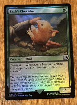 MTG Final Fantasy, Sazh's Chocobo - Foil - Image 1