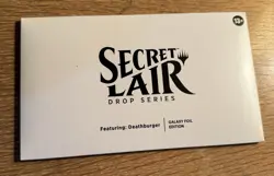 MTG Secret Lair Featuring: Deathburger (Galaxy Foil Edition) - Brand New, Sealed - Image 1
