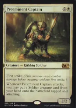 Preeminent Captain - Magic 2015 (M15): #25, Magic: The Gathering Nm R26 - Image 1