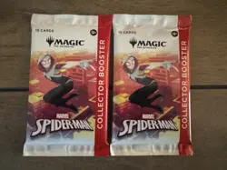 MAGIC THE GATHERING MARVEL SPIDER MAN COLLECTOR BOOSTER PACK x2 - Image 1
