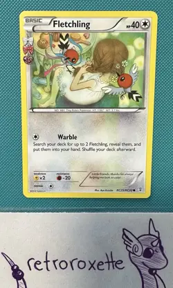 Pokemon TCG Fletchling RC25/RC32 Generations Radiant Collection Regular LP - Image 1