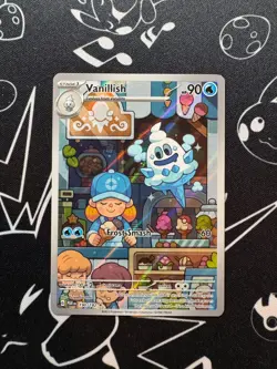 Vanillish 190/182 Pokemon TCG S&V Paradox Rift Illustration Rare English - Image 1