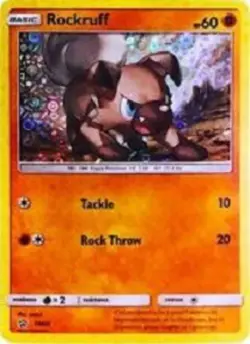 Pokemon - Rockruff - SM06 - General Mills Promo - SM Black Star Promos - NM - Image 1