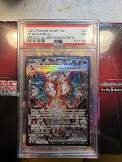 PSA 9 MINT Pokemon Charizard EX Obsidian Flames Special Illustration 223/197 - Image 1