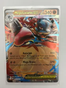 Pokemon TCG Mega Evolution - Mega Lucario ex 077/132 - English - Image 1