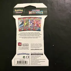 Pokemon Sword & Shield Battle Styles Sleeved Booster EMPOLEON FACTORY SEALED - Image 2