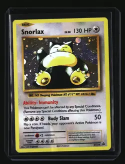 Pokemon SNORLAX XY179 (Holo Promo) MP/Mod Play - Image 1