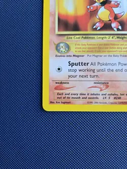Pokemon TCG: Neo Genesis (2000) Unlimited Magby Rare 23/111 Vintage Near Mint - Image 5