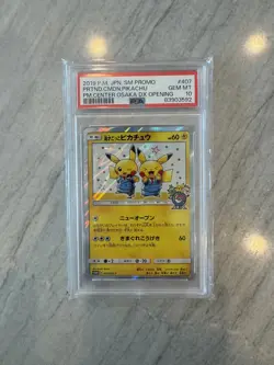 Pretend Comedian Pikachu 407/SM-P Pokemon Center Osaka Opening PSA 10 Gem Mint - Image 1