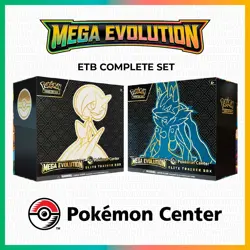 PRESALE Pokemon TCG Mega Evolution Pokemon Center Elite Trainer Box ETB Set Of 2 - Image 1