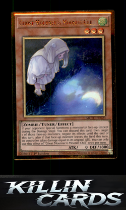 1st Edition Ghost Mourner & Moonlit Chill MGED-EN023 Premium Gold Rare Maximum G - Image 1