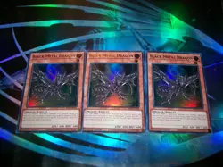 3x Black Metal Dragon 1st Edition Ultra Rare RA04-EN016 Yu-Gi-Oh - Image 1