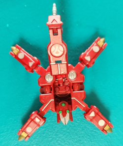 Bakugan Spyderfencer Red Pyrus Maxus Dragonoid Trap Battle Brawlers 009 - Image 2
