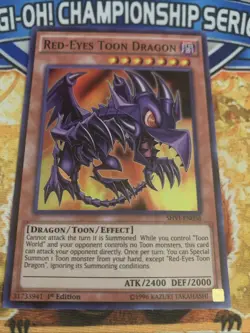 Yugioh Red-Eyes Toon Dragon SHVI-EN036 VLP - Image 1