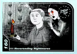 Neverending Nightmares Limited Run Silver Trading Card #160 New No Creases - Image 1