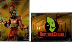 New 'n' Tasty Limited Run Silver Trading Card #483 #484 New Oddworld No Creases - Image 1