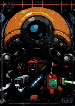 NeuroVoider Limited Run Games Silver Trading Card #023 New No Creases or Tears - Image 1