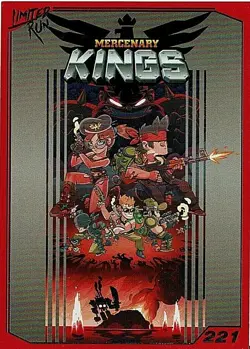 Mercenary Kings Limited Run Games Silver Trading Card #221 New No Creases - Image 1