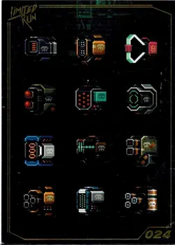 NeuroVoider Limited Run Games Gold Trading Card #024 New No Crease or Tear - Image 1