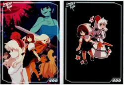 Momodora Limited Run Games Silver Trading Card #498 #499 New No Crease Mint - Image 1