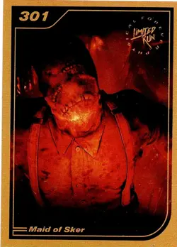 Maid of Sker Limited Run Games Gold Trading Card #301 New NO Creases Mint - Image 1