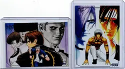 King of Fighters 97 Limited Run Games Silver Trading Card #335 #336 New Mint - Image 1