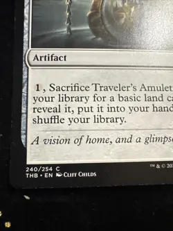 Traveler's Amulet - Theros Beyond Death #240/254 MTG Magic The Gathering - Image 2